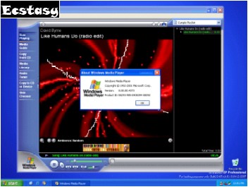 Windows Media Player osm ady tvo standardn soust Windows XP